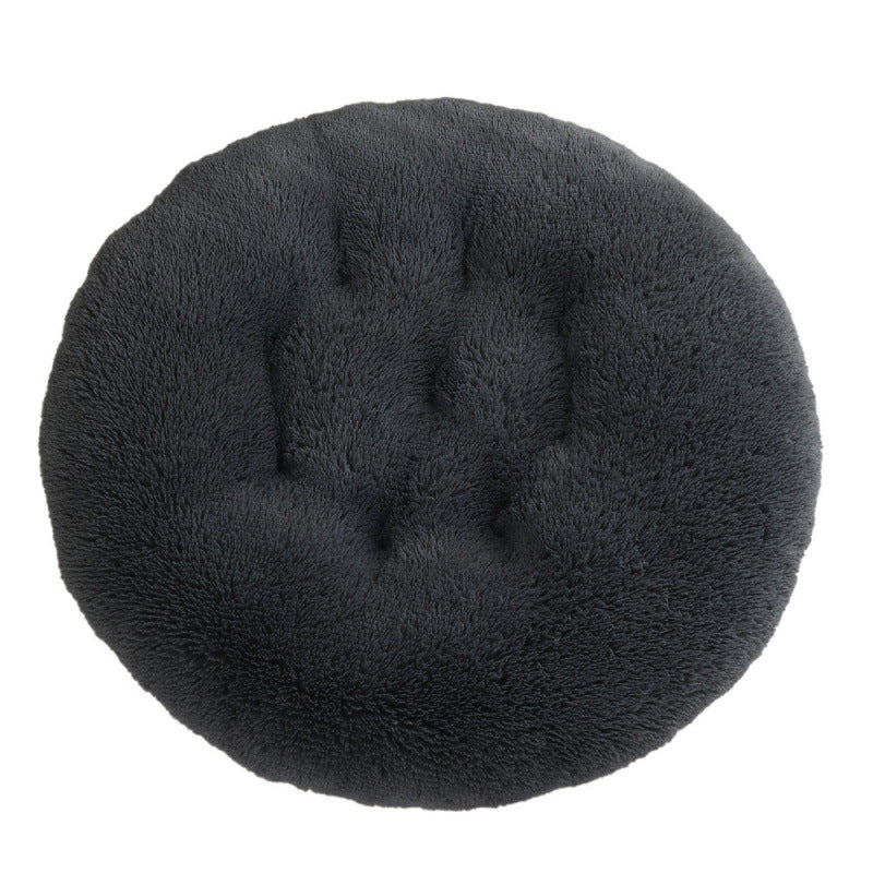 Pet Round Plush Warm Sleep Mat Bed