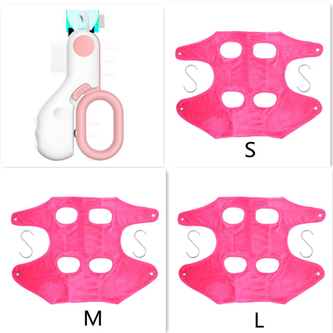 LED Light Pet Mini Nail Trimmer ABS Grooming Tool