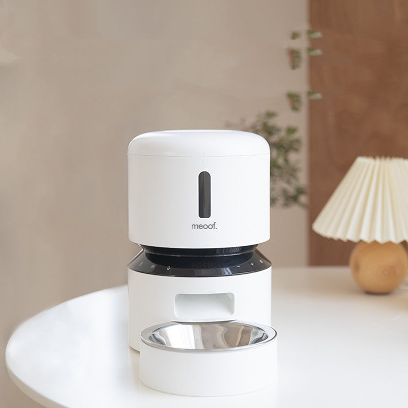 Automatic Capsule Pet Feeder Double Bowl System