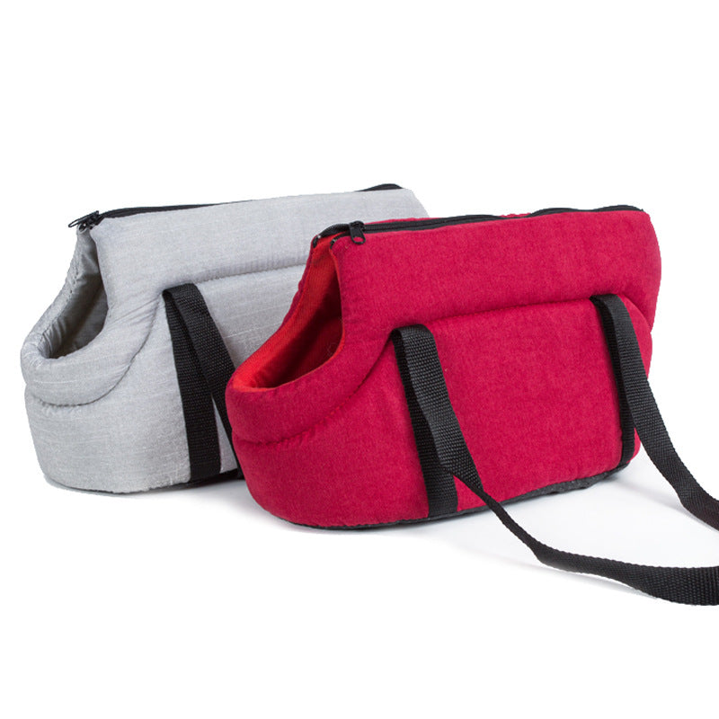 Portable Breathable Pet Carrier Handbag For Travel Use