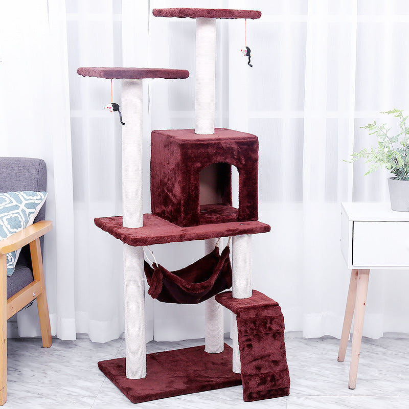 Multi Level Pet Climbing Frame And Activity Toy