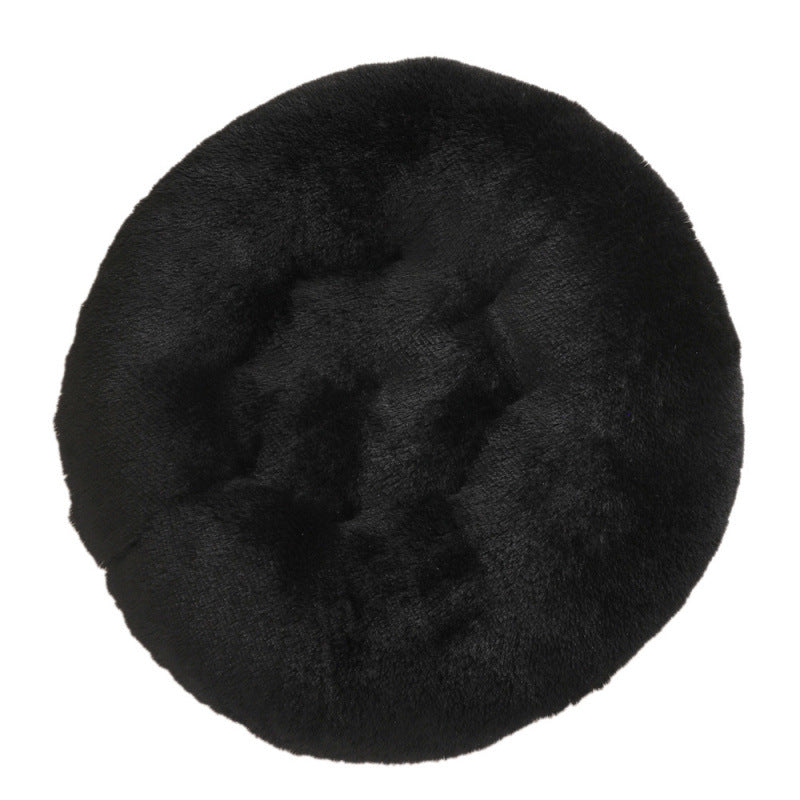 Pet Round Plush Warm Sleep Mat Bed