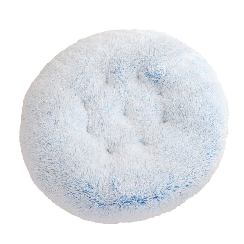 Pet Round Plush Warm Sleep Mat Bed