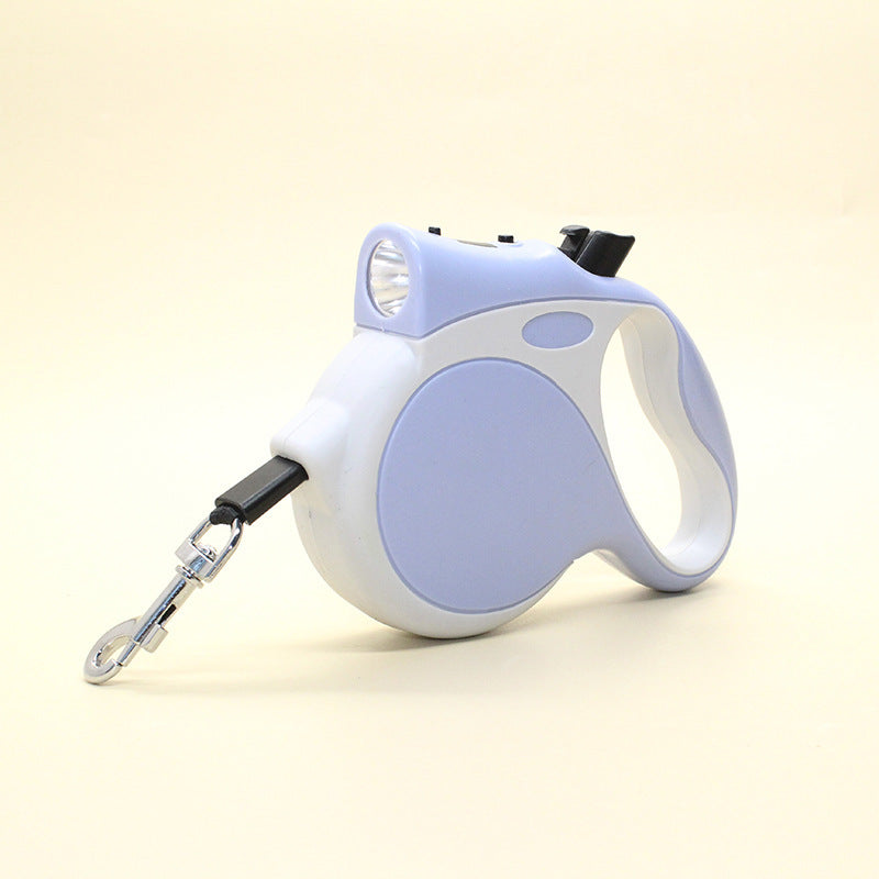 Retractable Pet Leash With Light For Night Walking