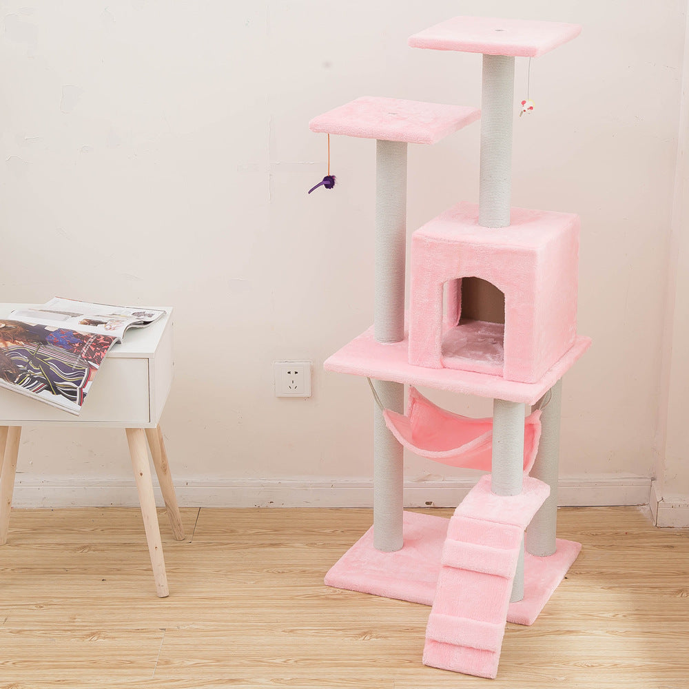 Multi Level Pet Climbing Frame And Activity Toy