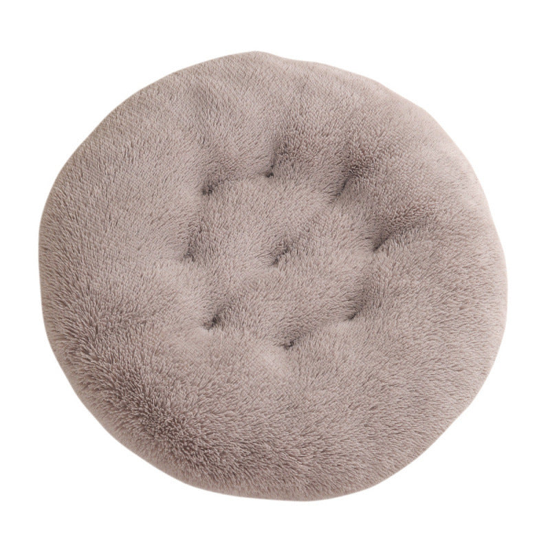 Pet Round Plush Warm Sleep Mat Bed