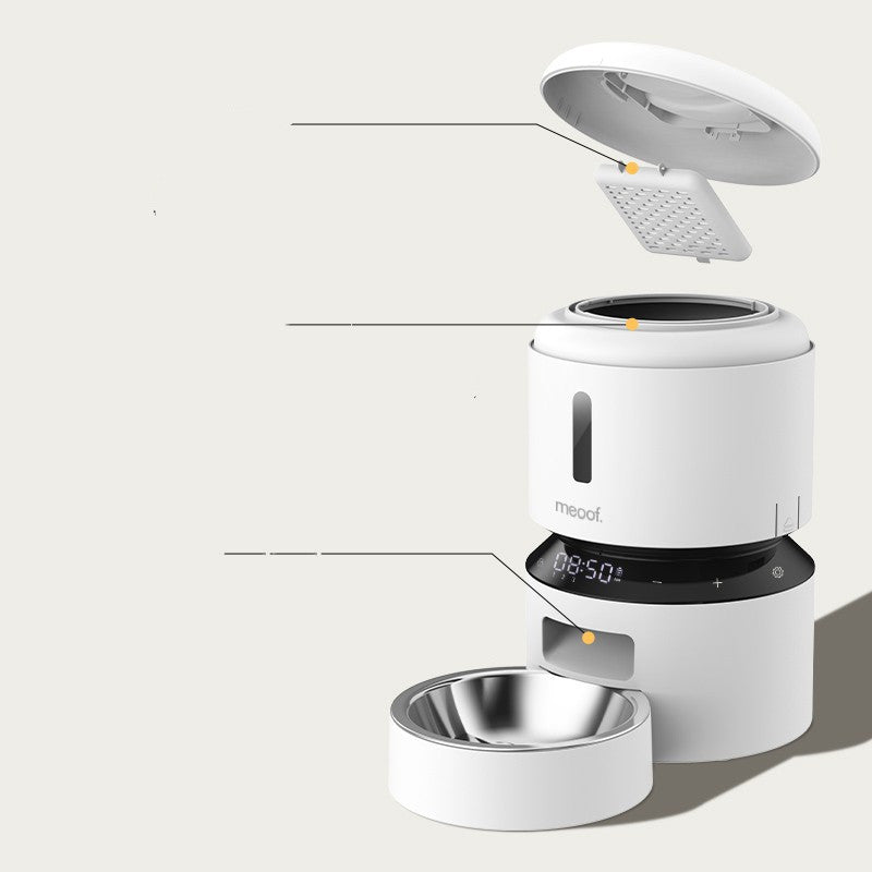 Automatic Capsule Pet Feeder Double Bowl System