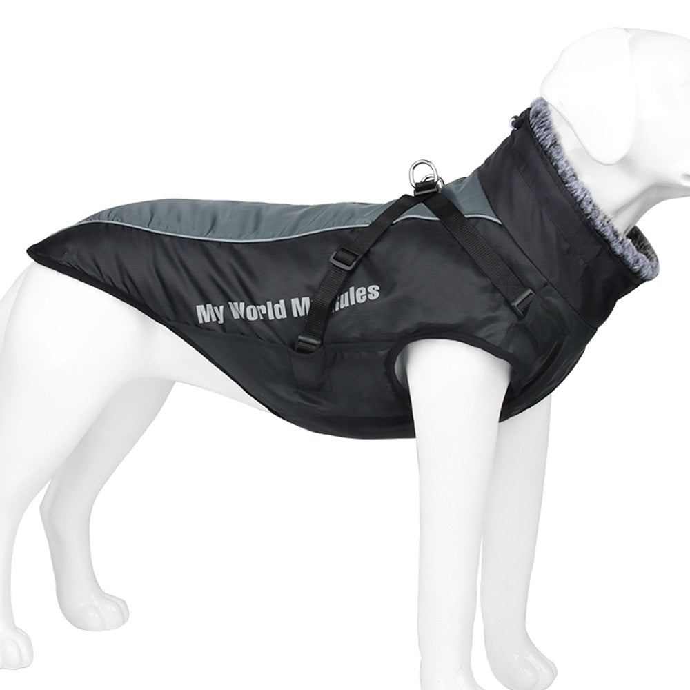 Warm Waterproof Reflective Pet Shell Jacket Clothing Apparel
