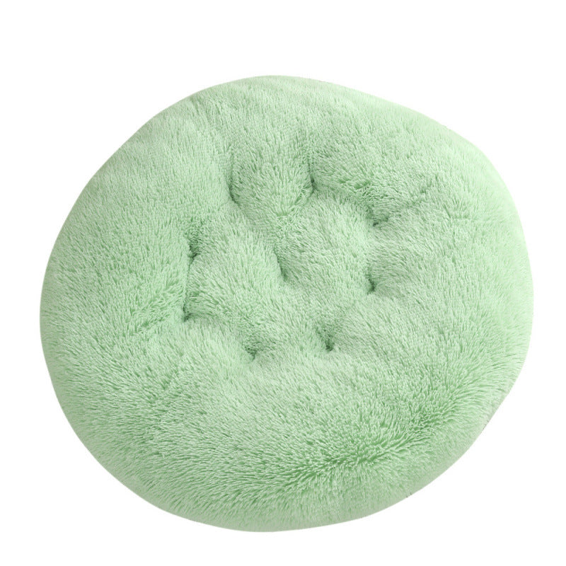 Pet Round Plush Warm Sleep Mat Bed