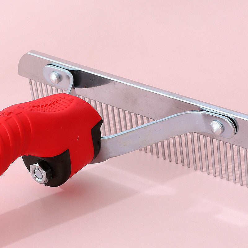 Extra Large Pet Rake Comb Deshedding Grooming Brush