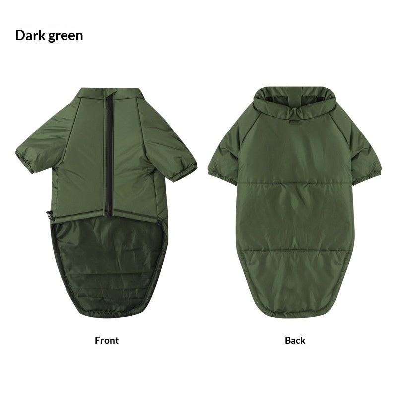 Cotton Pet Two Leg Jacket Clothing Apparel