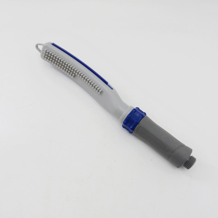 Pet Bath Brush With Shower Hose Cleaning Tool