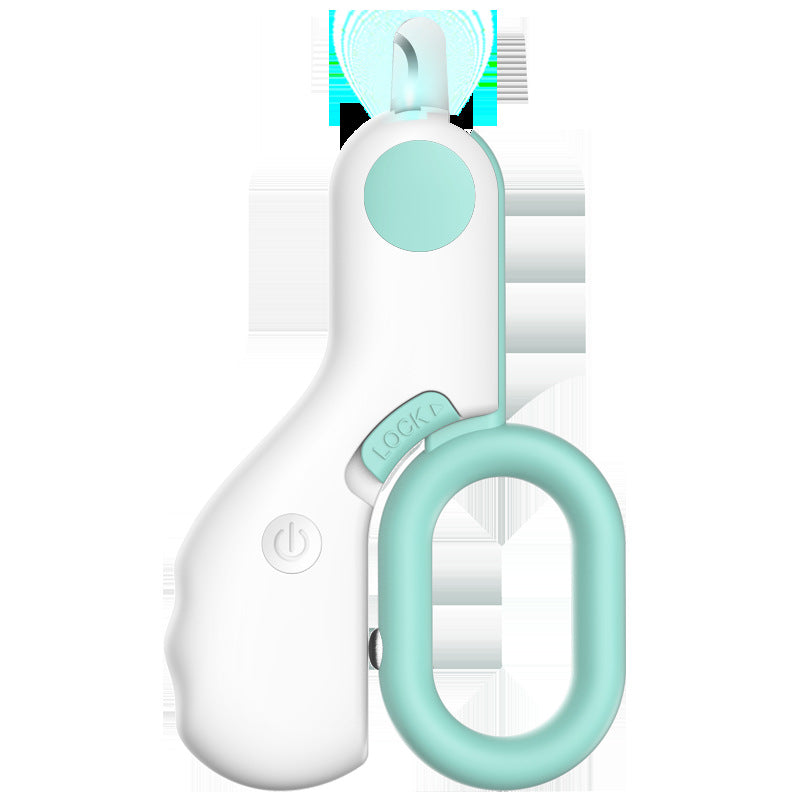 LED Light Pet Mini Nail Trimmer ABS Grooming Tool
