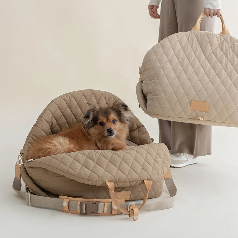 Portable Foldable Pet Carrier Bag For Travel Use