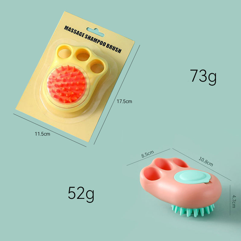 Pet Claw Bath Massage Brush Grooming Comb Tool