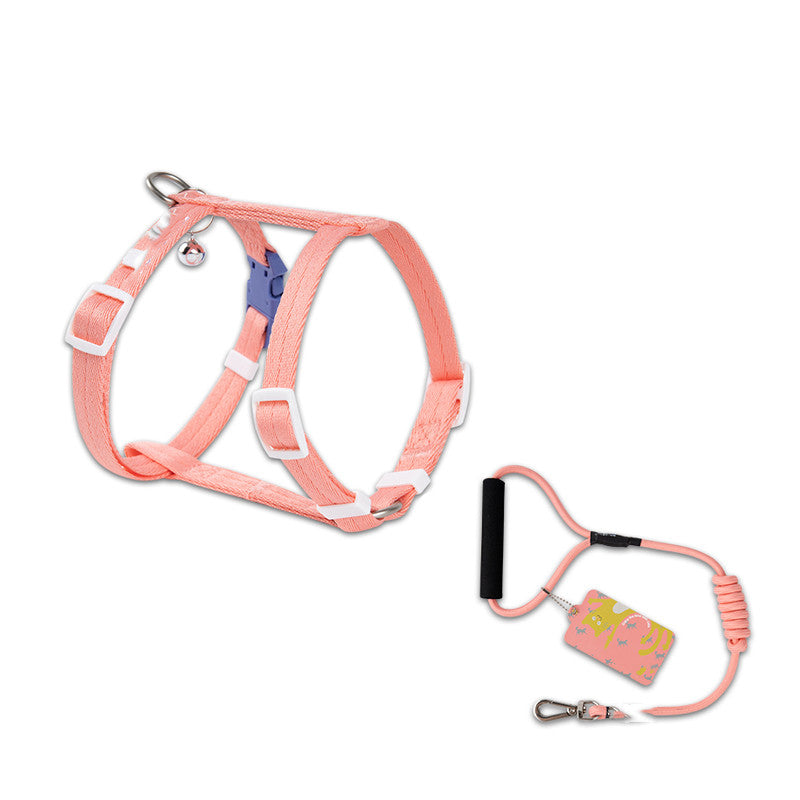 Pet Anti Escape Fashion Harness Leash Set