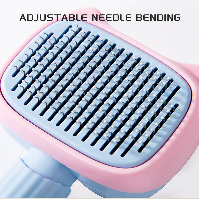 Pet Deshedding Grooming Brush For Hair Reduction And Detangling