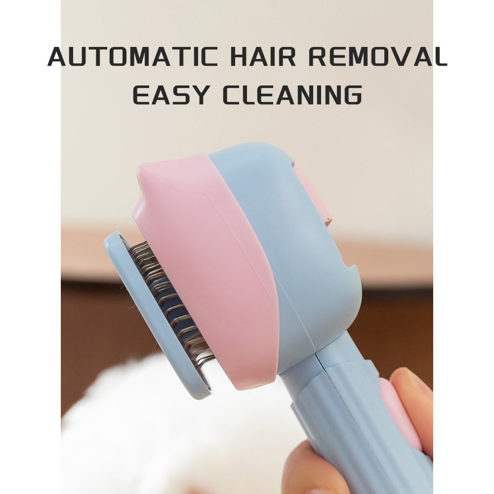 Pet Deshedding Grooming Brush For Hair Reduction And Detangling
