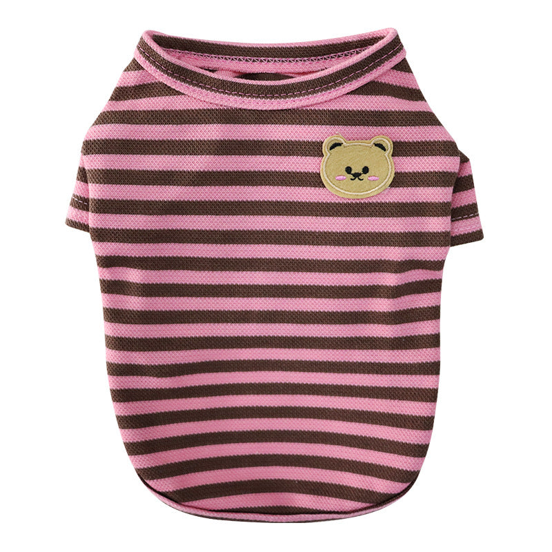 Summer Pet Breathable Casual T-Shirt Lightweight Apparel