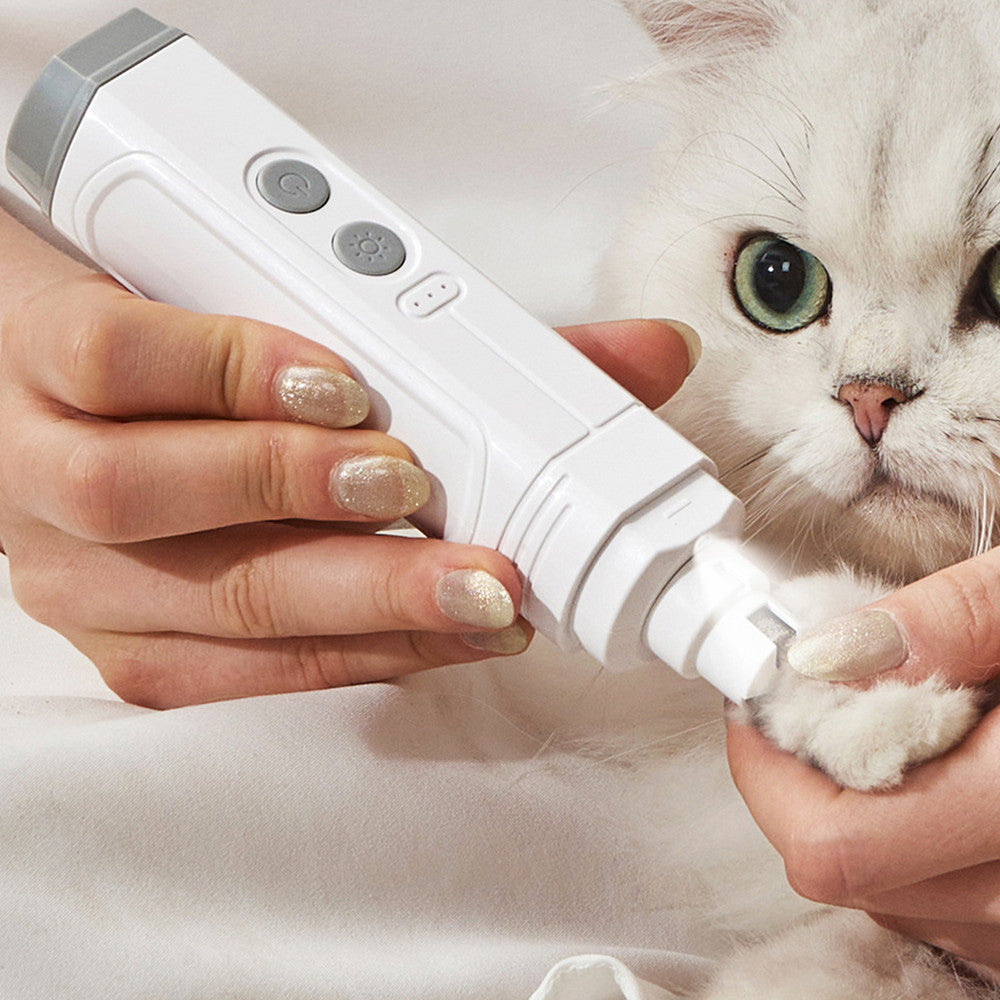 High Power Automatic Pet Nail Trimmer With Double Lamp