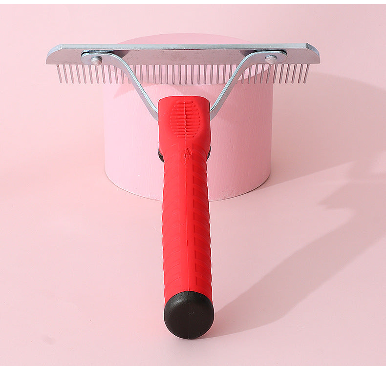 Extra Large Pet Rake Comb Deshedding Grooming Brush