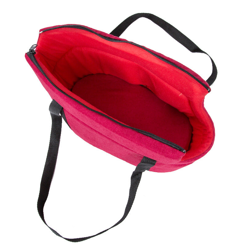 Portable Breathable Pet Carrier Handbag For Travel Use