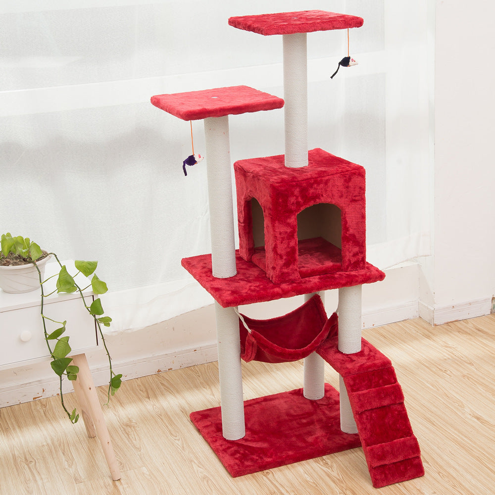 Multi Level Pet Climbing Frame And Activity Toy